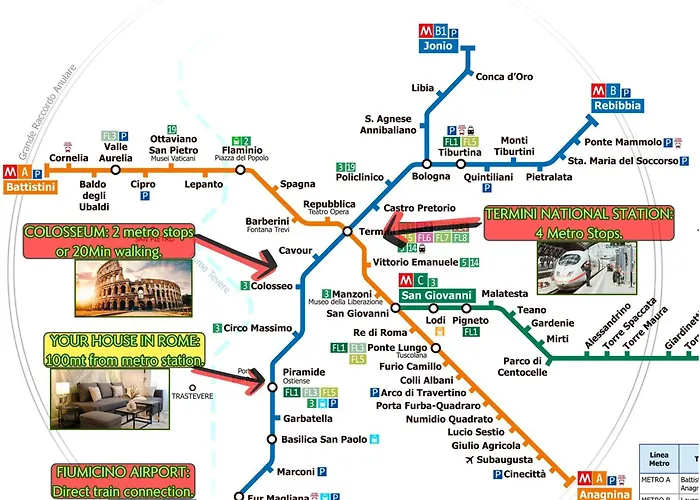 50mt Metro Station - 20min Walking From Colosseum - Romecentralhouse - Elegant And Fully Equipped Appartement *